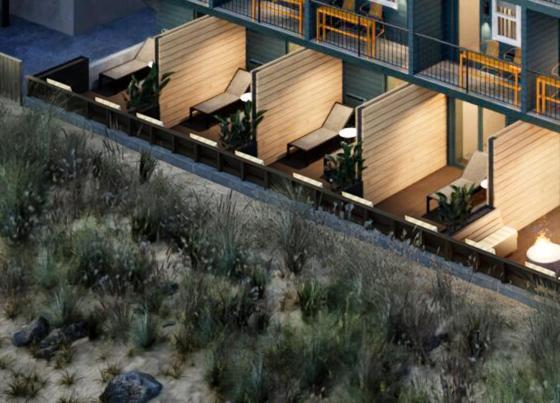 Atlantic View Hotel Дьюї-Біч Екстер'єр фото
